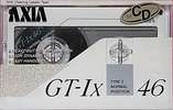 Compact Cassette AXIA GT-Ix 46 "GT-1x W 46" Type I Normal 1989 Japan