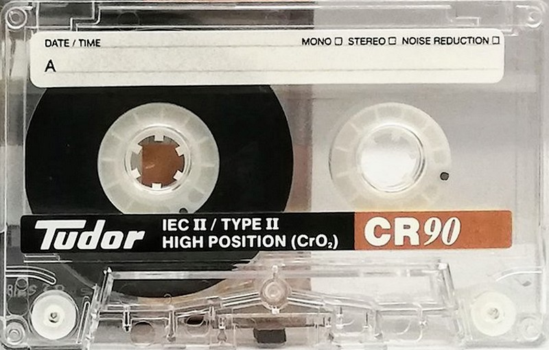 Compact Cassette Tudor CR 90 Type II Chrome 1985 Spain