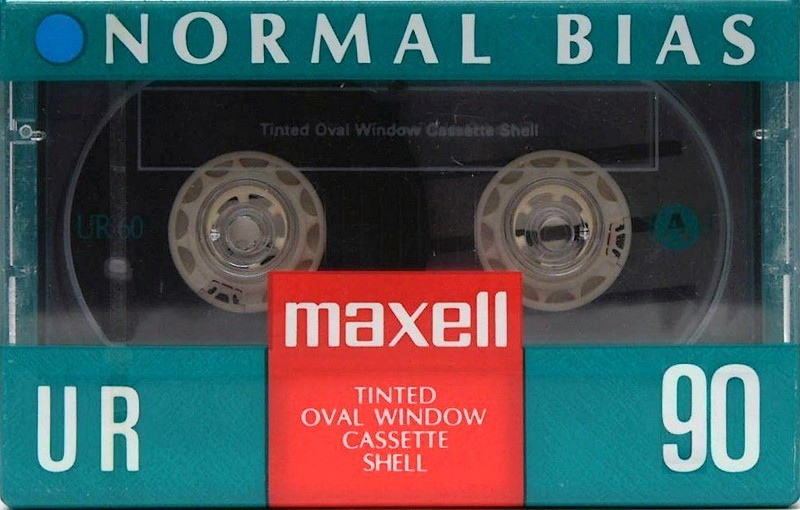 Compact Cassette Maxell UR 90 Type I Normal 1992 North America