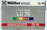 Compact Cassette Müller 90 Type II Chrome Germany