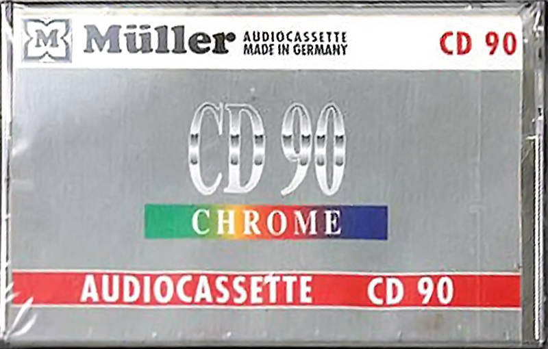 Compact Cassette Müller 90 Type II Chrome Germany