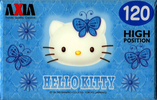 Compact Cassette AXIA Hello Kitty 120 "HK2A BL 120" Type II Chrome 1999 Japan