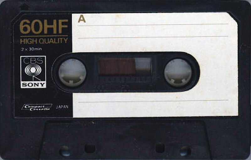 Compact Cassette CBS / Sony HF 60 Type I Normal 1973 Japan
