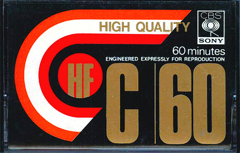 Compact Cassette CBS / Sony HF 60 Type I Normal 1973 Japan