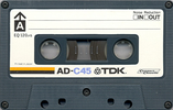 Compact Cassette TDK AD 45 Type I Normal 1977 Japan