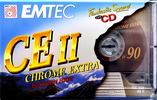 Compact Cassette Emtec CE II Chrome Extra 90 Type II Chrome 2004 Europe