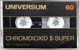 Compact Cassette Universum Super 60 Type II Chrome 1984 Europe