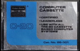 Compact Cassette Radio Shack TRS-80 20 "Cat. No. 26-301" Computer Cassette 1982 North America
