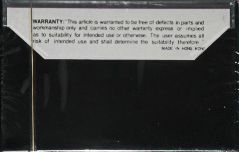 Compact Cassette Weston 60 Type I Normal India