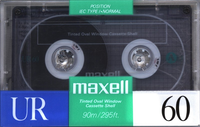 Compact Cassette Maxell UR 60 Type I Normal 1988 USA