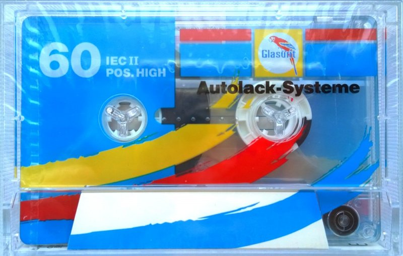 Compact Cassette Glasurit 60 Type II Chrome