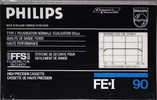 Compact Cassette Philips FE-I 90 Type I Normal 1984 Europe