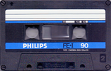 Compact Cassette Philips FE-I 90 Type I Normal 1984 Europe
