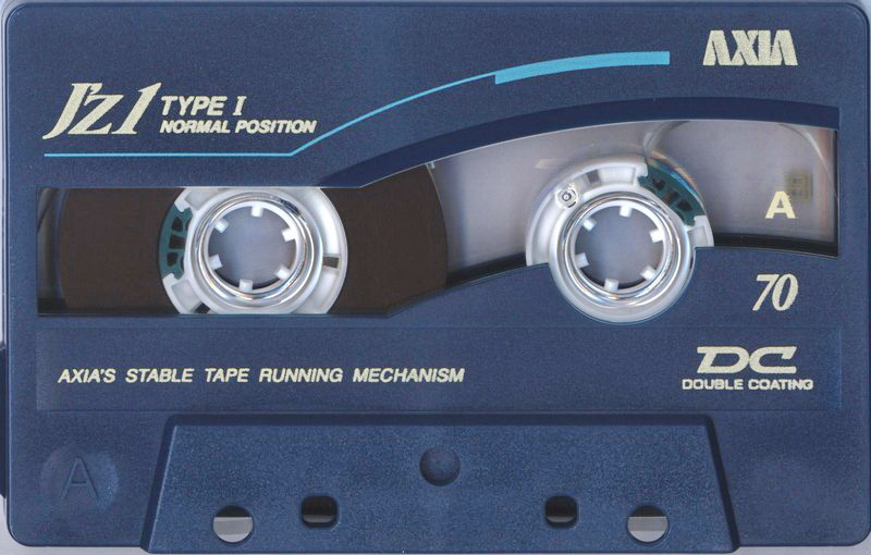 Compact Cassette AXIA J`z 1 70 "JZ1C 70" Type I Normal 1995 Japan