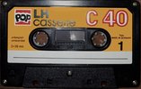 Compact Cassette Pop 40 "LH" Type I Normal 1978 Unknown Country
