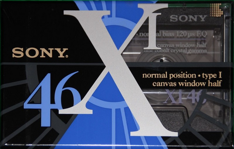 Compact Cassette Sony XI 46 "C-46X1A" Type I Normal 1993 Japan