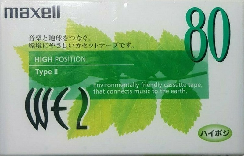 Compact Cassette Maxell WE 80 "WE2-80" Type II Chrome 1999 Japan