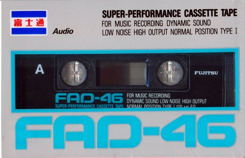 Compact Cassette Fujitsu FAD 46 Type I Normal Japan