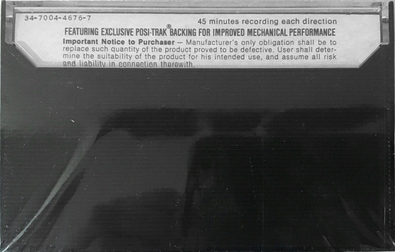 Compact Cassette Scotch Classic 90 Type III Ferro Chrome 1975 USA