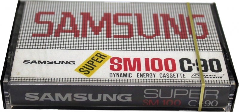 Compact Cassette Samsung Super SM 100 90 Type I Normal 1981 South Korea