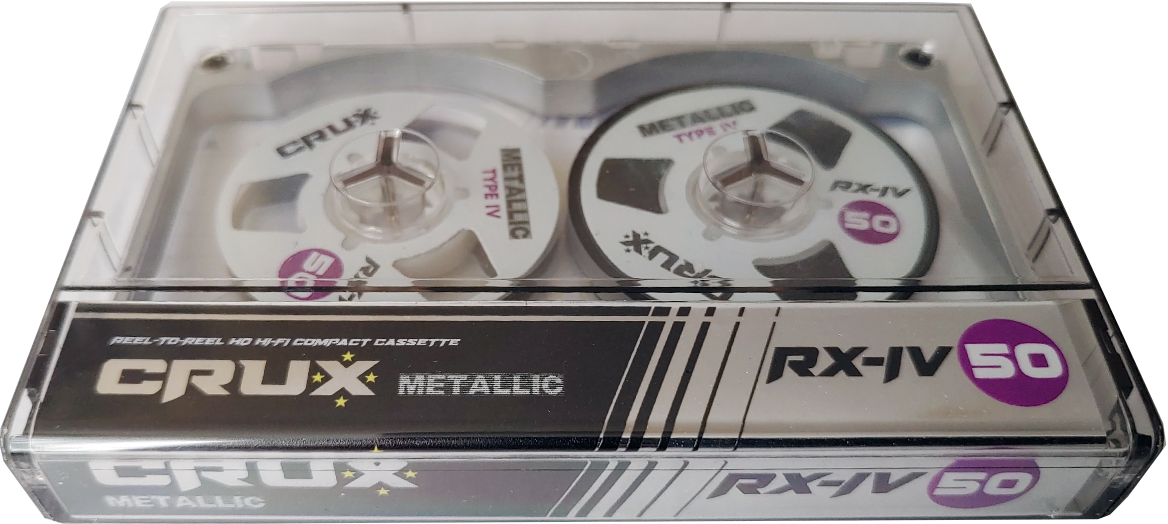 Compact Cassette CRUX RX 50 "Metallic" Type IV Metal 2025 Worldwide