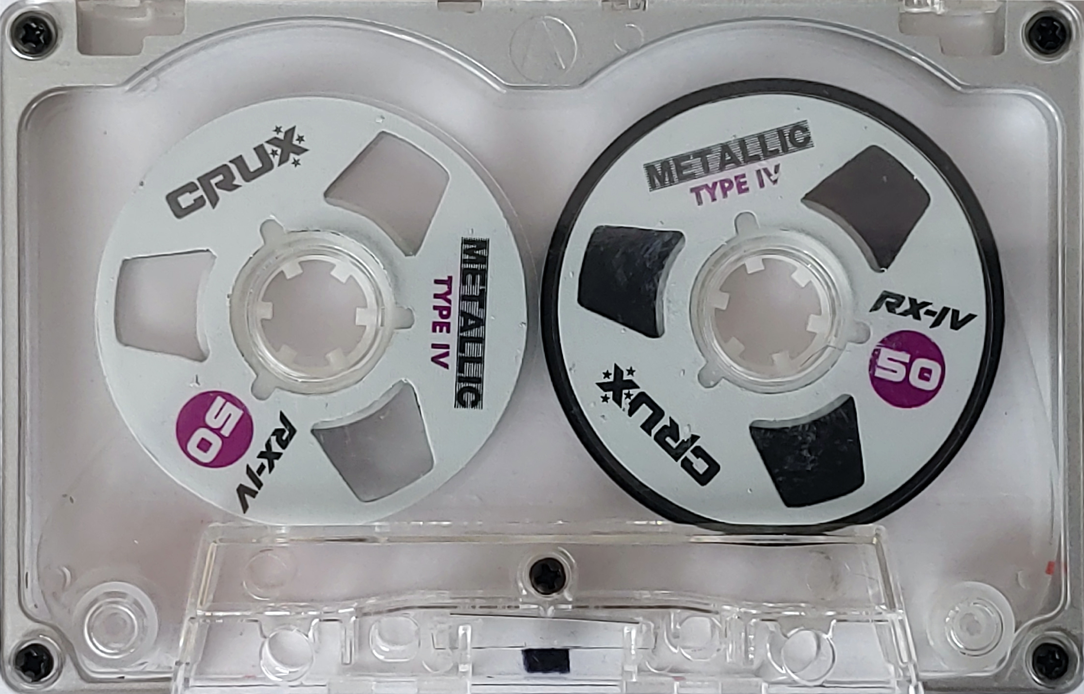 Compact Cassette CRUX RX 50 "Metallic" Type IV Metal 2025 Worldwide