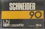 Compact Cassette Schneider 90 "LN HIFI" Type I Normal 1976 Germany