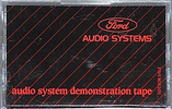 Compact Cassette Loran Ford Audio Systems Demonstration Tape 1987 USA