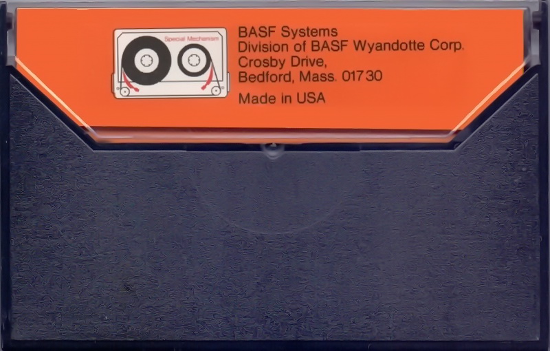 Compact Cassette BASF LH 60 Type I Normal 1976 USA