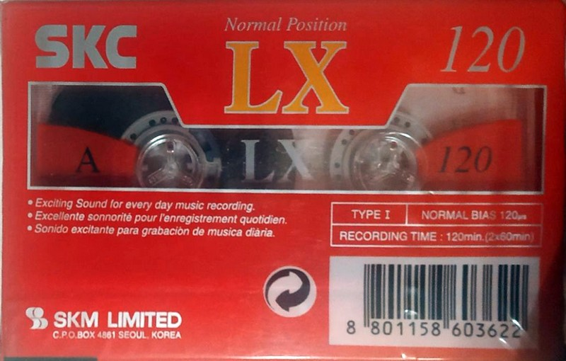 Compact Cassette SKC LX 120 Type I Normal 2001 Worldwide