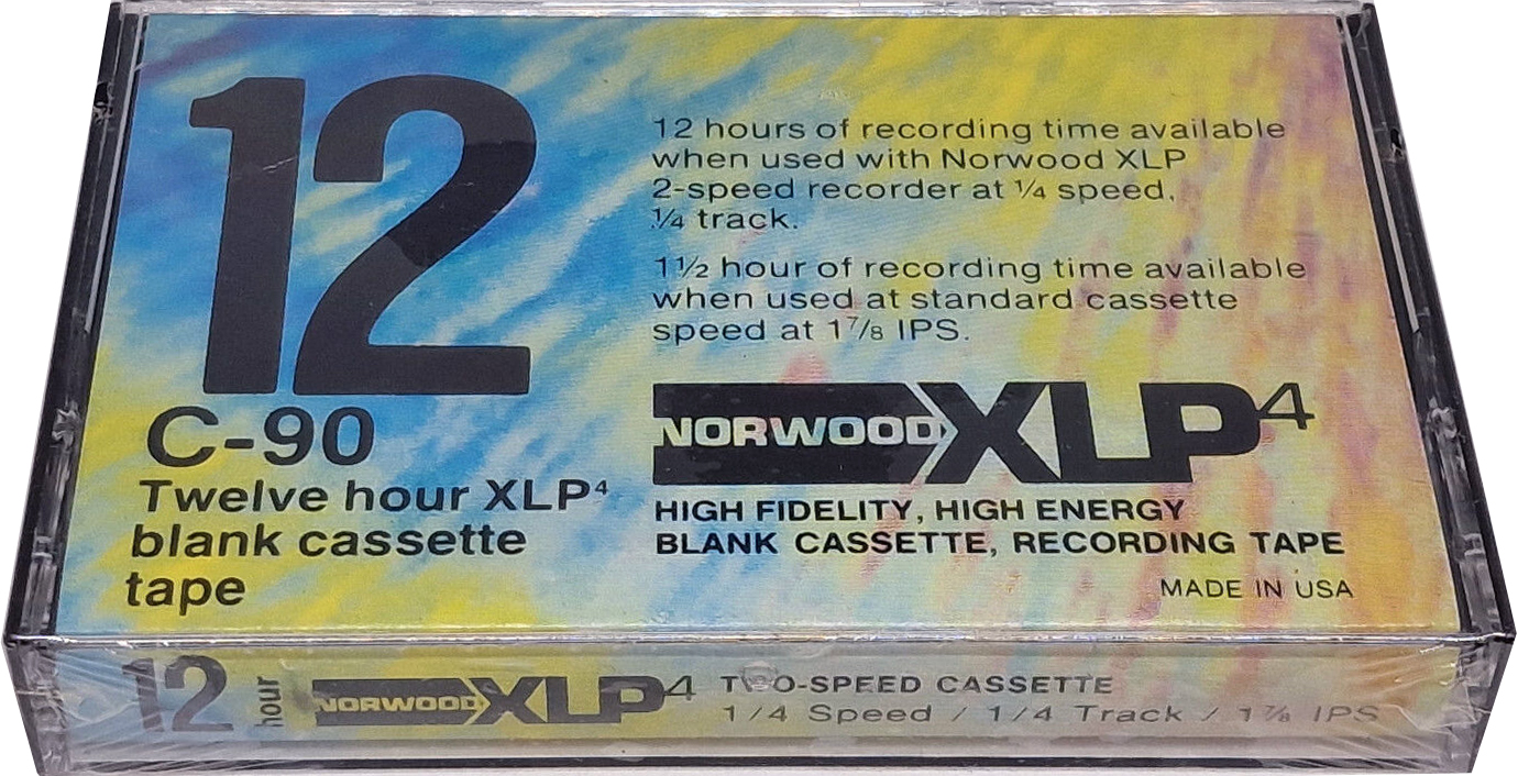 Compact Cassette Norwood 90 "XLP4" Type I Normal USA