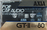 Compact Cassette AXIA GT-II 80 "For Car Audio" Type II Chrome 1985 Japan