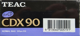 3 pack Teac CDX 90 Type I Normal 1990 Europe