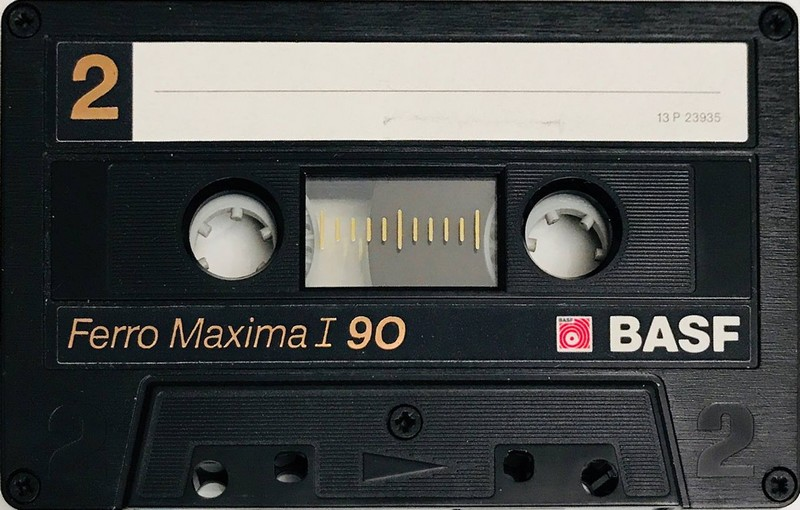 Compact Cassette BASF Ferro Maxima I 90 Type I Normal 1988 Europe