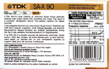 Compact Cassette TDK 90 Type II Chrome 1988 Europe