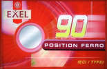 Compact Cassette Exel 90 Type I Normal Europe
