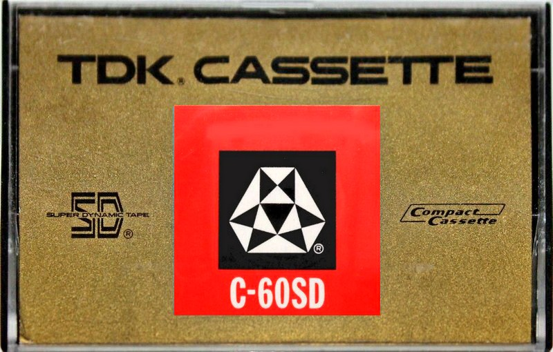 Compact Cassette TDK SD 60 "C-60SD" Type I Normal 1972 USA