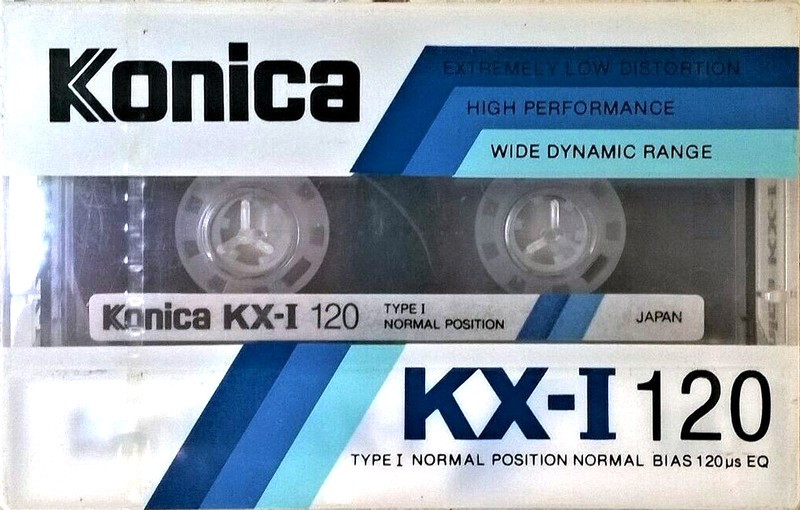 Compact Cassette Konica KX-I 120 Type I Normal 1987 Europe