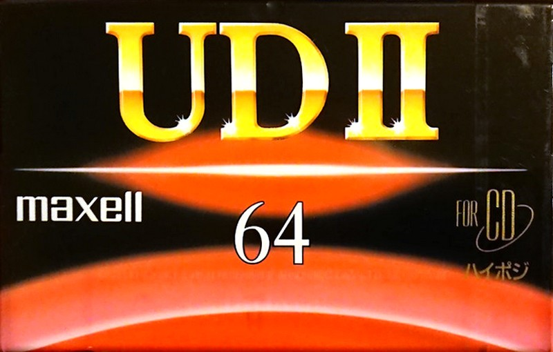 Compact Cassette Maxell UDII / UD2 64 "UD2-64G" Type II Chrome 1994 Japan