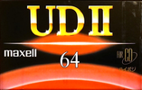 Compact Cassette Maxell UDII / UD2 64 "UD2-64G" Type II Chrome 1994 Japan