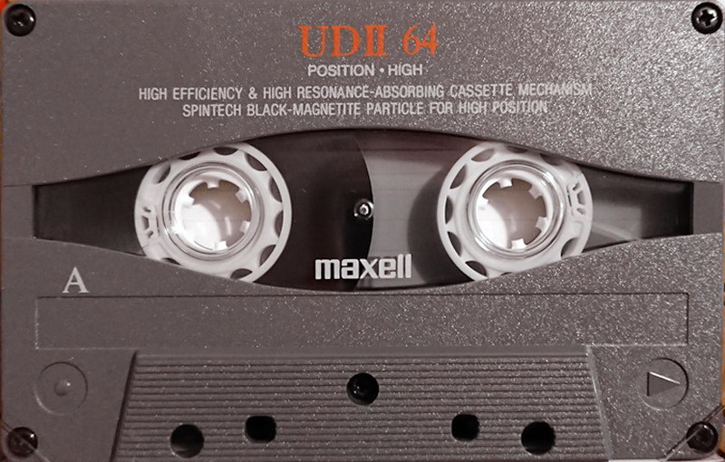 Compact Cassette Maxell UDII / UD2 64 "UD2-64G" Type II Chrome 1994 Japan