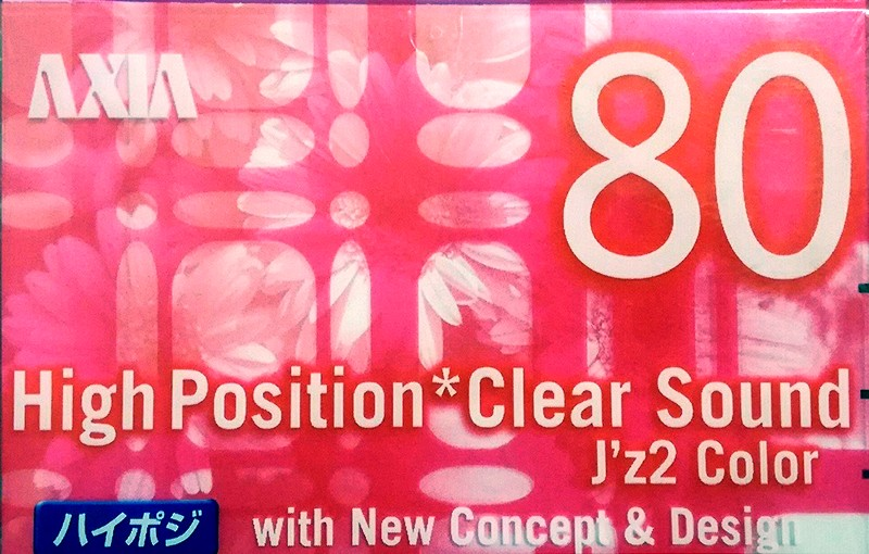 Compact Cassette AXIA J`z 2 Color 80 "JZ2K 80" Type II Chrome 2003 Japan