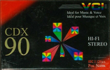 Compact Cassette VCI CDX 90 Type I Normal 1995 Canada