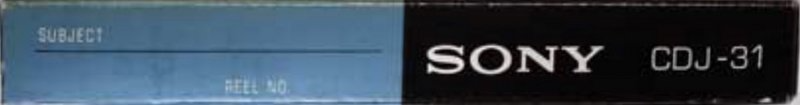 Compact Cassette Sony 30 "CDJ-31" Demonstration Tape 1968 Japan