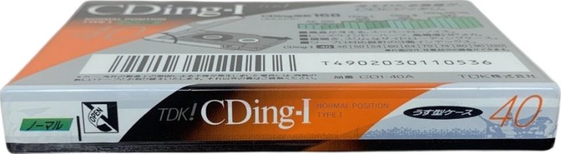Compact Cassette TDK CDing 1 40 "CD1-40A" Type I Normal 1993 Japan
