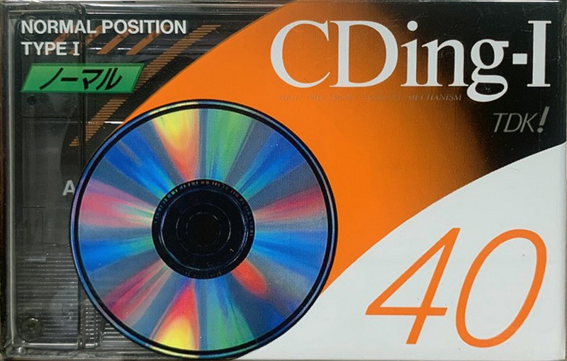 Compact Cassette TDK CDing 1 40 "CD1-40A" Type I Normal 1993 Japan