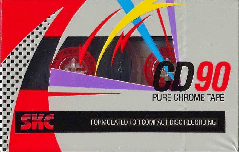 Compact Cassette SKC CD 90 Type II Chrome 1990 North America