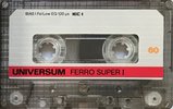 Compact Cassette Universum Super 60 Type I Normal 1984 Europe