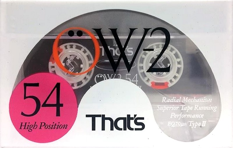 Compact Cassette Thats OW-2 54 Type II Chrome 1991 Japan