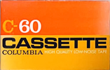 Compact Cassette Columbia 60 Type I Normal 1973 Japan